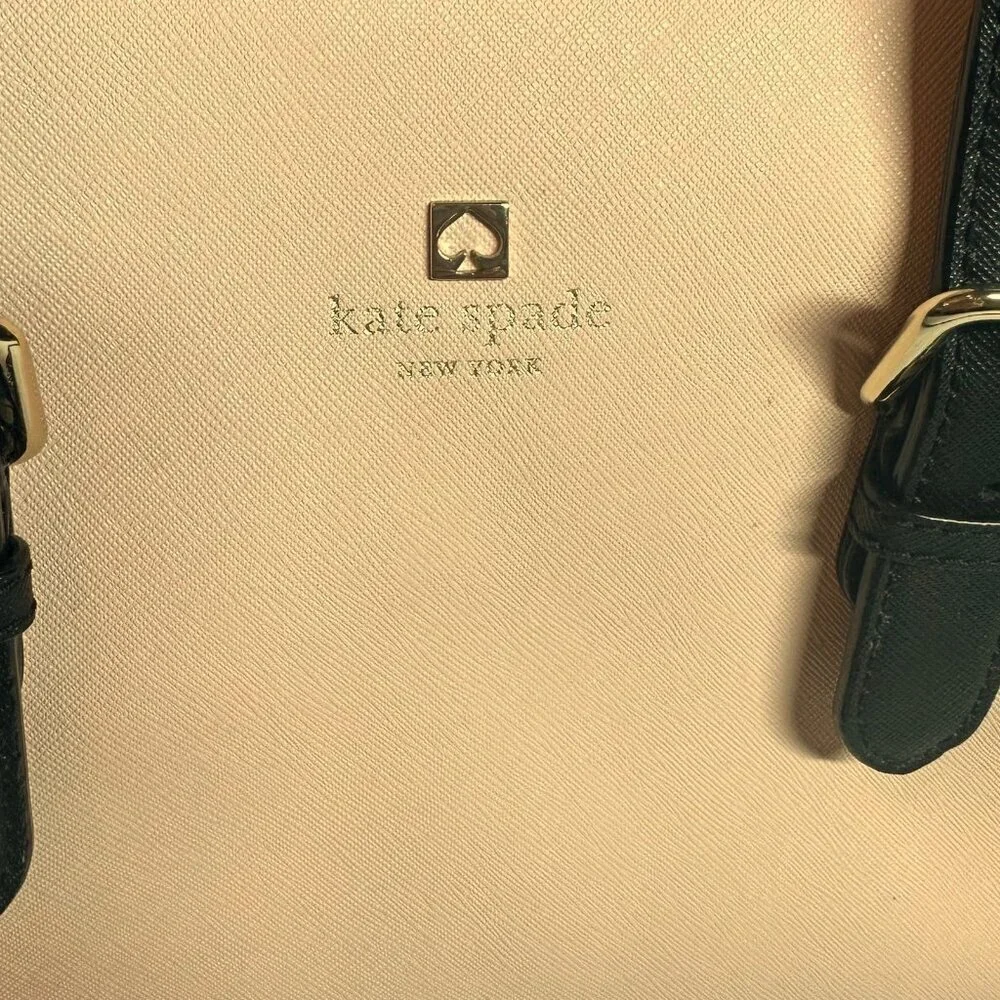 Kate Spade Cove Street Colorblock Pippa Crossbody in Soft Resetta Pink Black - Picture 8 of 12